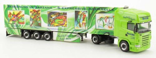 Scania kühl koffersattelzug - scania, kühl-koffersattelzug